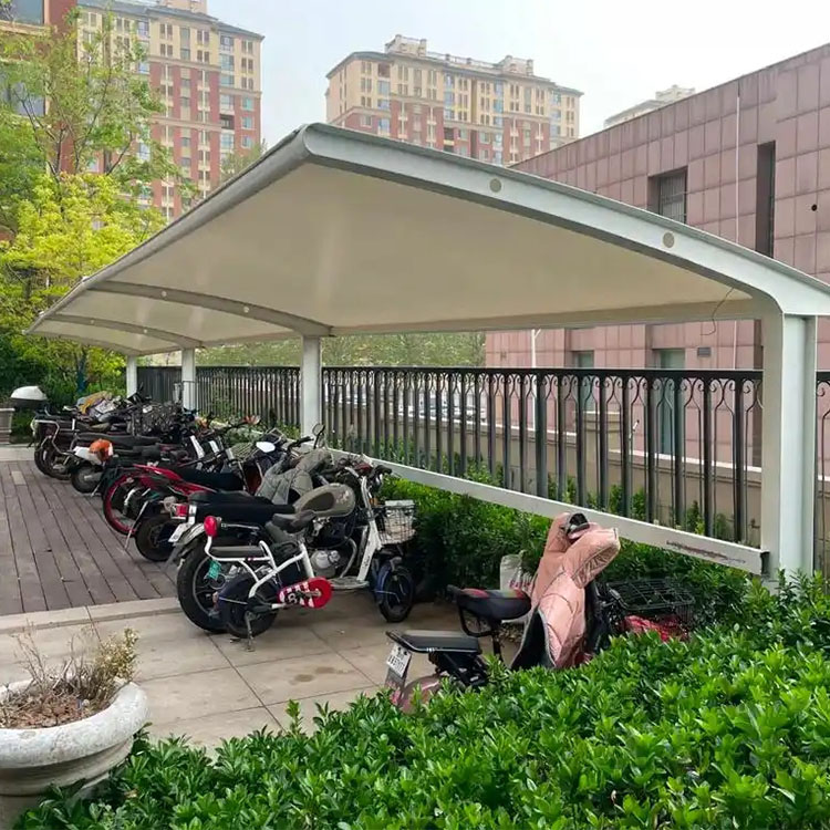 抚顺县膜结构电动车棚